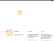 Tablet Screenshot of burst-films.com
